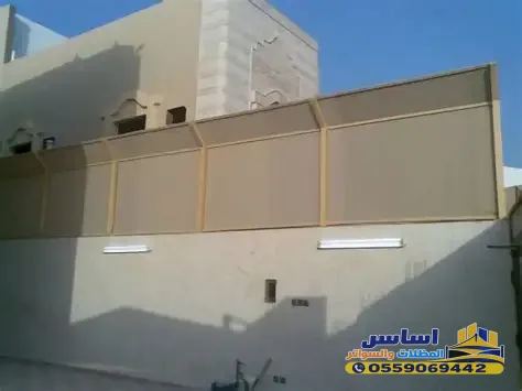 تركيب سواتر قماش للحدائق والأسطح بالرياض