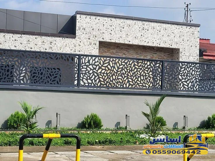 تركيب سواتر حديد وشرائح ومجدول للفلل بالرياض