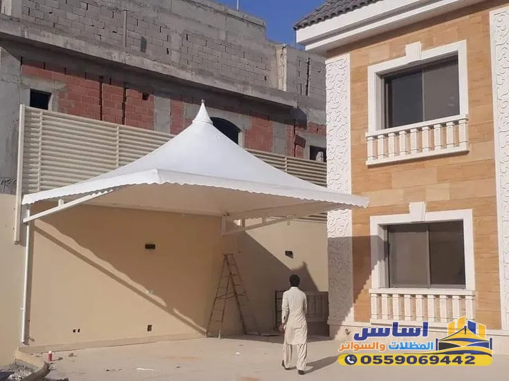تركيب مظلات قماش PVC بالرياض